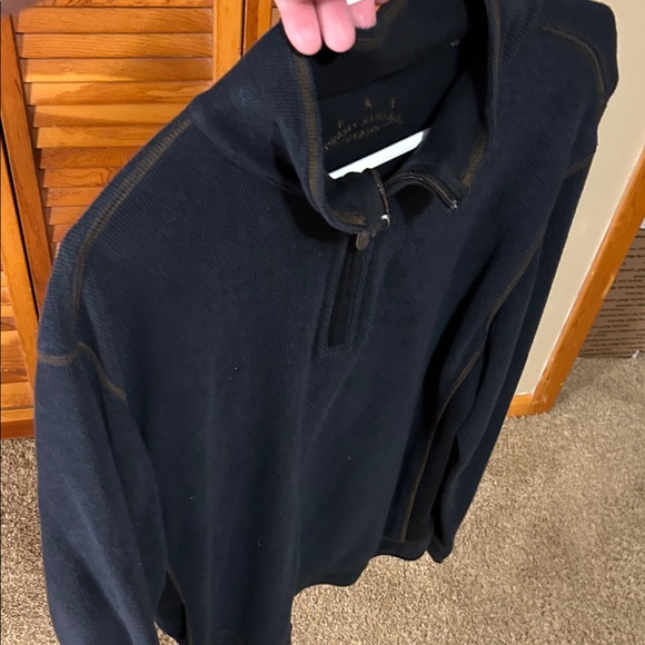 Tommy Bahama Men's Black Zip-Up Sweater - Picture 1 of 7